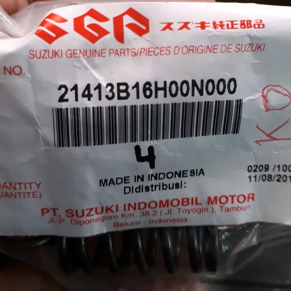 per kopling shogun 125 FL original sgp satu set