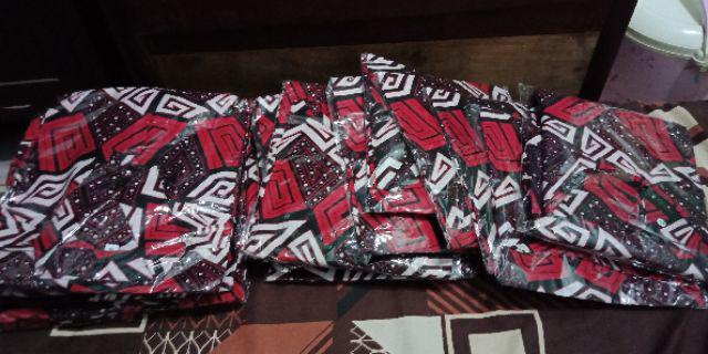 Maura Couple - Sania Ruffle Batik Couple Ori Ndoro Jowi Dnt Baju Wanita Batik Couple