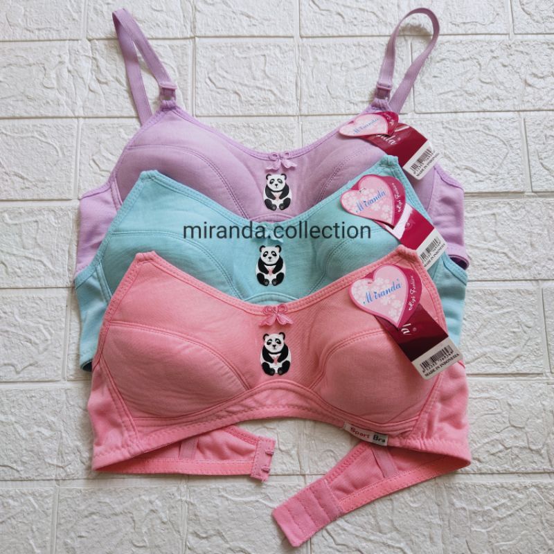 Bra Sport Anak Remaja / Sport Bra Pelajar Busa Tipis Kait Dua - Bra Sport Miranda