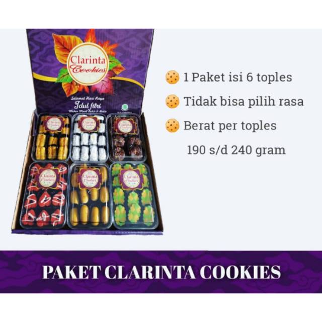 Clarinta cookies paket