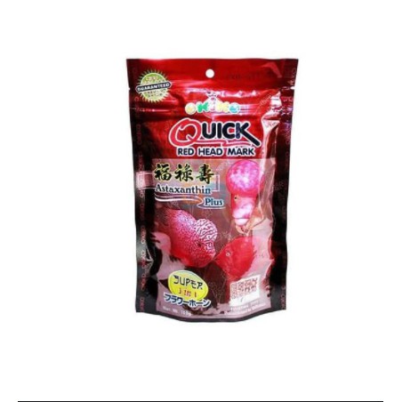 Pelet Okiko Quick red Head makanan ikan lohan louham size S