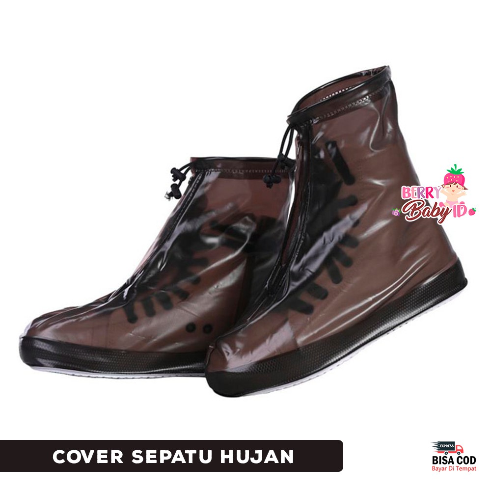 Berry Mart Shoes Rain Cover Sepatu Hujan Raincoat Tebal Jas Hujan JKN041 Berry Mart