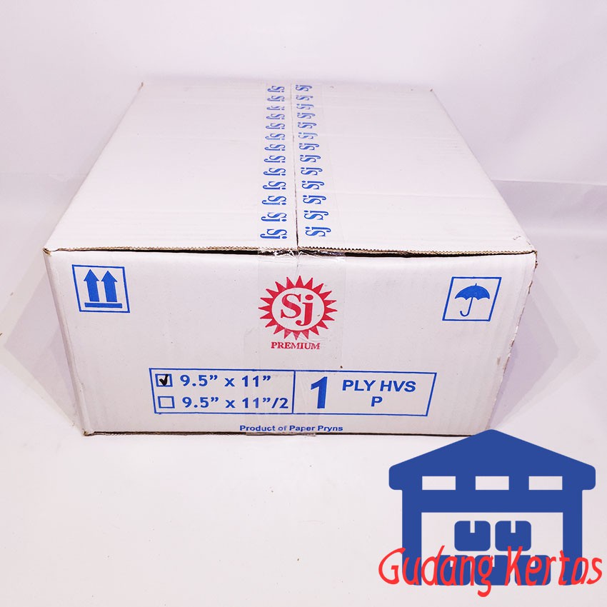 

Promo SJ Premium Continuous Form 9.5" x 11" 1 Ply HVS