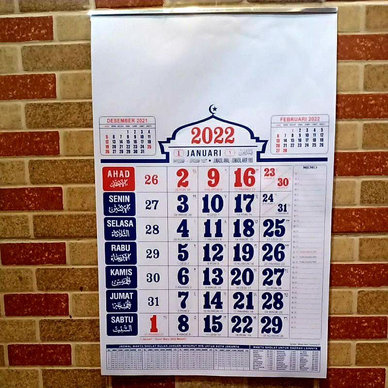 

KALENDER KERJA ARAB KECIL