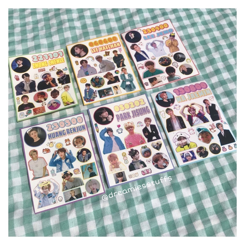 

(Dream) Nct dream cute sticker set by dreamiesstuffs (non cutting)