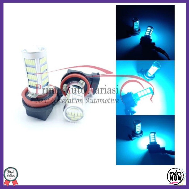 LAMPU LED MOBIL H11 6000K 16WATT LAMPU FOGLAMP LED TIPE H11 TERLARIS