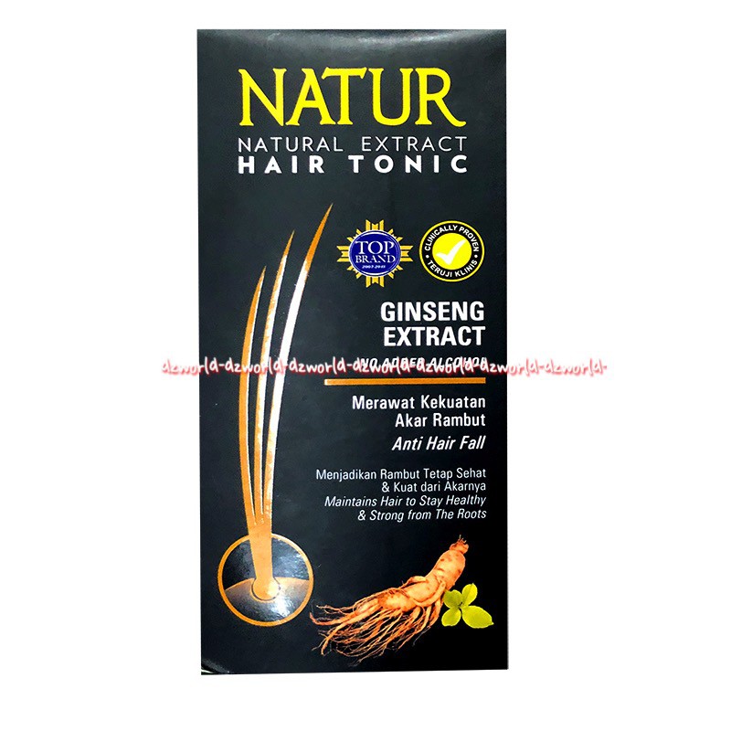 Natur Natural Hair Tonic Ginseng Extract 140ml Penyubur Rambut Rontok