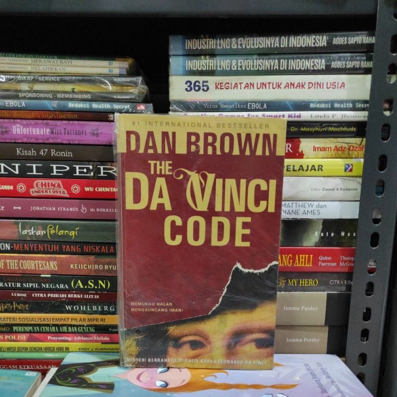 BUKU ORIGINAL THE DA VINCI CODE DAN BROWN BUKU BEKAS