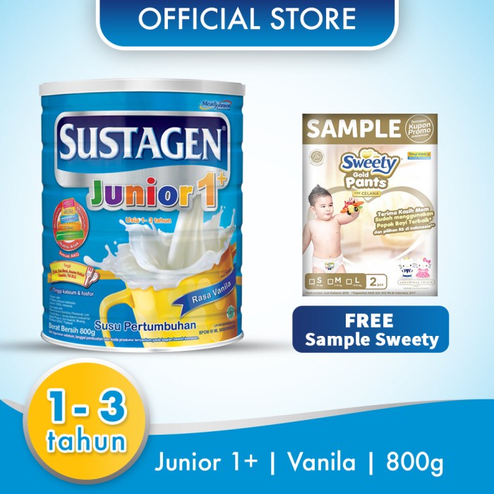 

Sustagen Junior 800g Gratis Hadiah