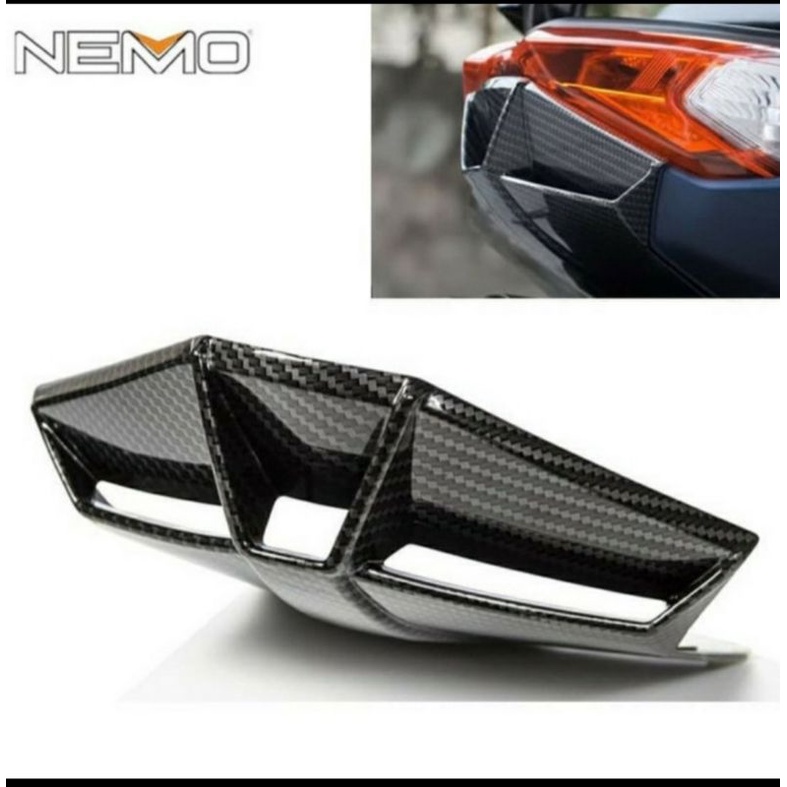 Tutup Cover Bawah Lampu Belakang Nmax New 2020 Carbon Nemo