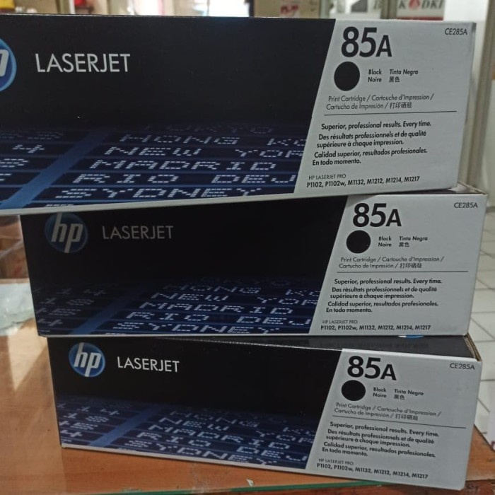 TONER hp 85A/CE285A BLACK HITAM ORIGINAL 100%