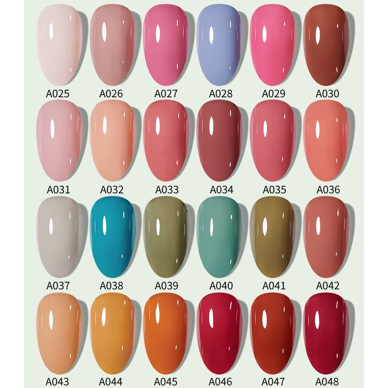 (51-206) CHARZIEG Gel Polish 15ml UV Gel Nail Polish UV LED Nail Art / Kutek Gel Tahan 2 Bulan / Cat Kuku Gel polish Charzieg