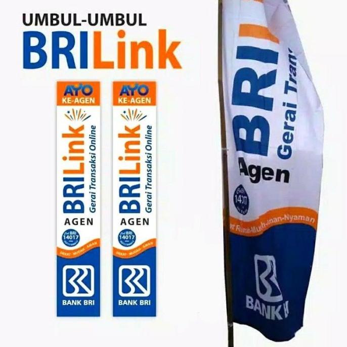 Umbul Umbul Brilink ukuran 300x50