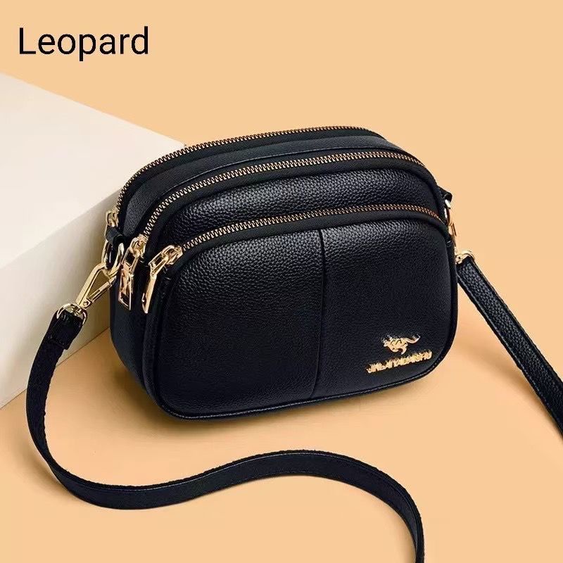 Sling Bag Wanita Mini KANGOROO Level 2 PLAIN Tas Slempang Wanita Korea Tas Selempang Bahu Terbaru Kekinian Simpel Kasual Santai