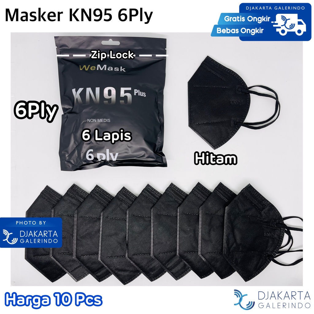Masker KN95 6Ply WeMask isi 10 Pcs