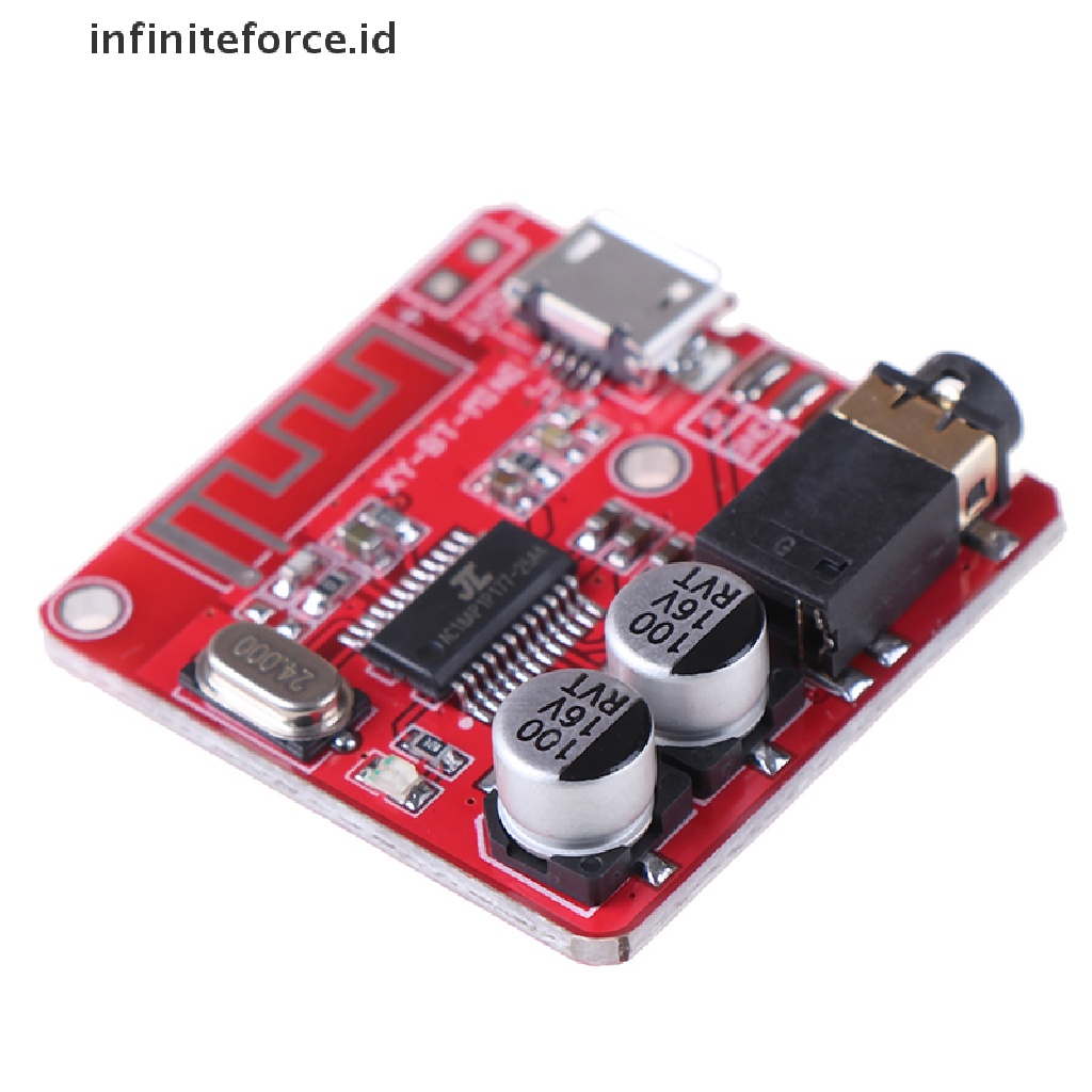 (infiniteforce.id) Modul decoder mp3 Player wireless bluetooth 3.7-5v Support Kartu tf