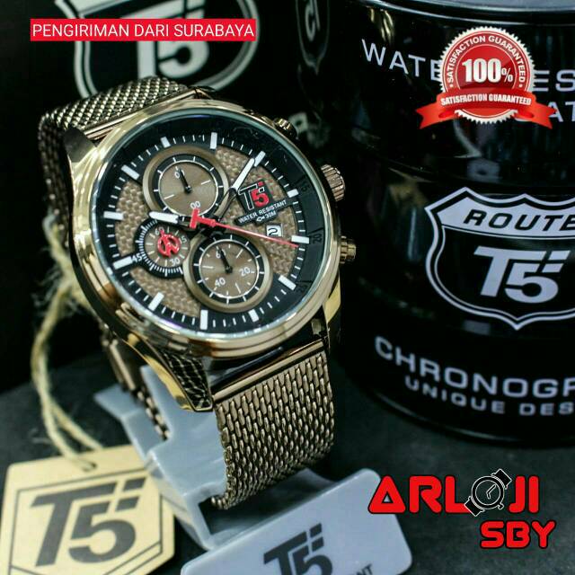 JAM TANGAN PRIA T5 H3721 CHRONO ORIGINAL TAHAN AIR