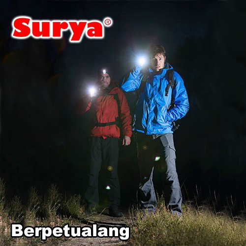 Surya Lampu Senter LED Super Terang SYT L3W + 3W COB Light LED Rechargeable 7 Hours