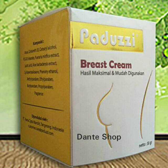 Paduzzi Breast Cream 30 gram - Pengencang Payudara
