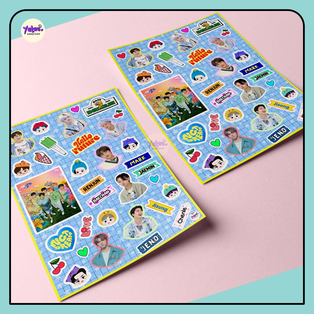 NCT DREAM Sticker Decor ( Anti Air ) uk A6 / STIKER KPOP NCT