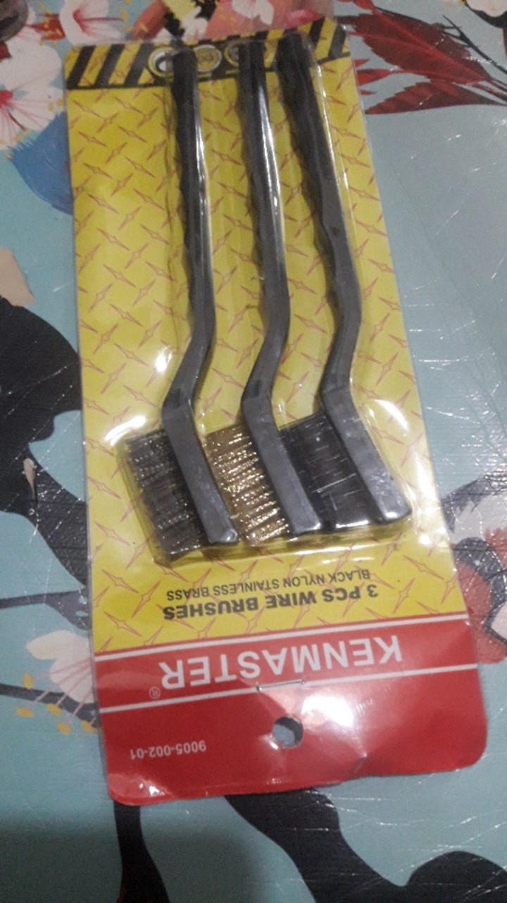 Kenmaster Sikat 3 In 1 Set Kawat Mini Set 3pcs 3 Pcs Sikat 3 In 1 Set