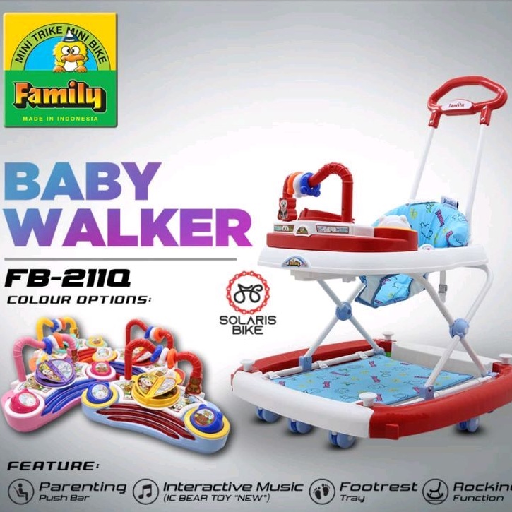 Kereta Dorong Anak Baby Walker Family 211Q FB 2116 FB 2117