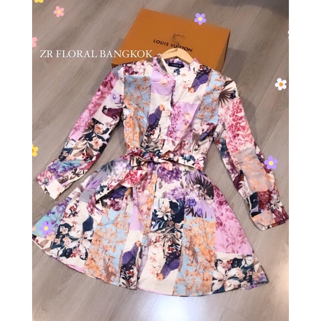 ZR FLORAL DRESS BANGKOK BUNGA FS