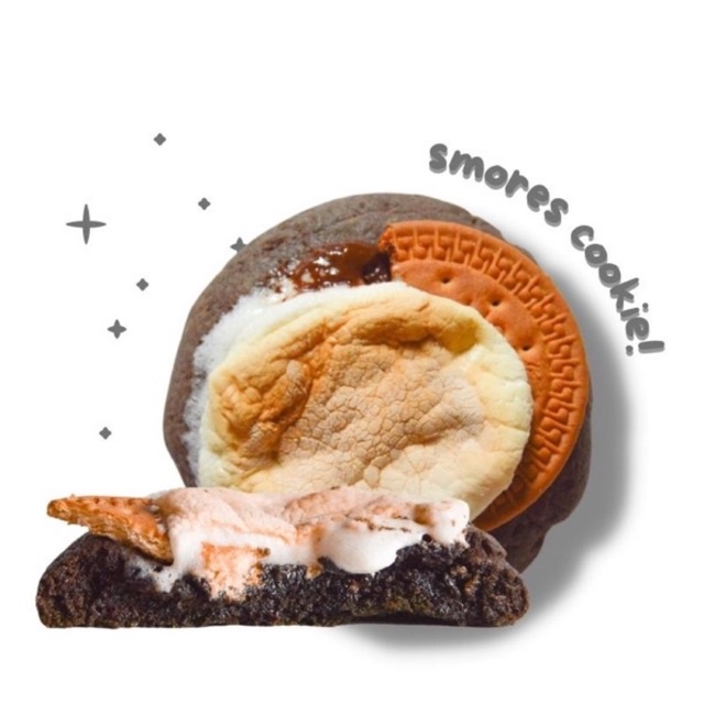

Clout Cookie - Biscuit Soft Cookie with Marshmallow and Callebaut Chocolate (Smores)