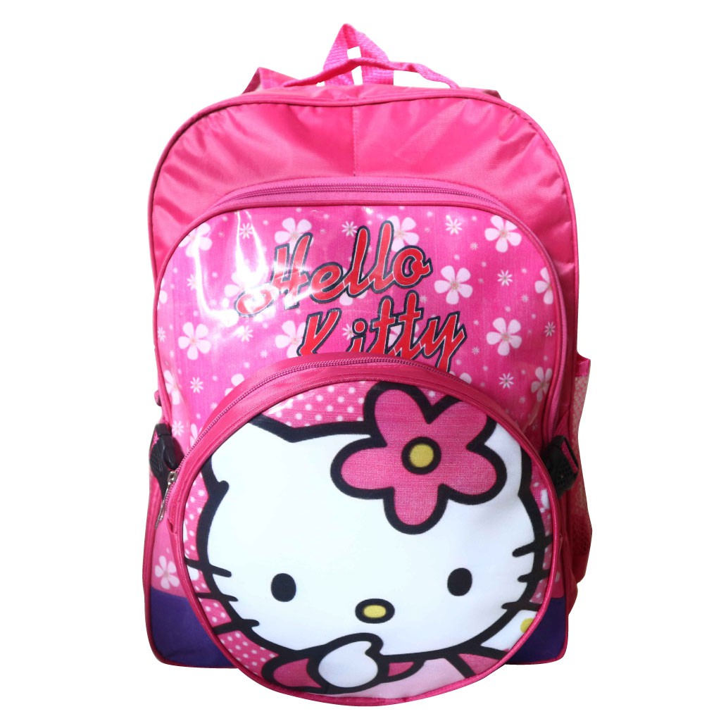 Ransel Anak 2in1 Hello Kitty Slingbag Imut Sekolah Les Piknik Lucu