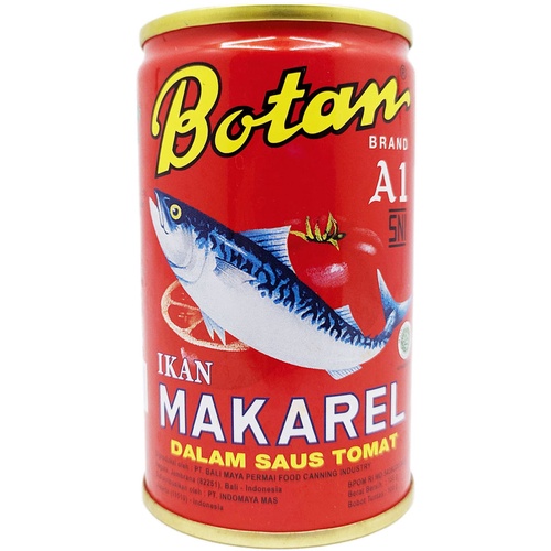 

Botan Sarden Ikan Mackarel 155gr