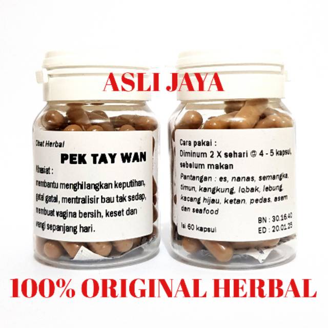 Obat Pek Tay Wan ~ Obat Keputihan Herbal