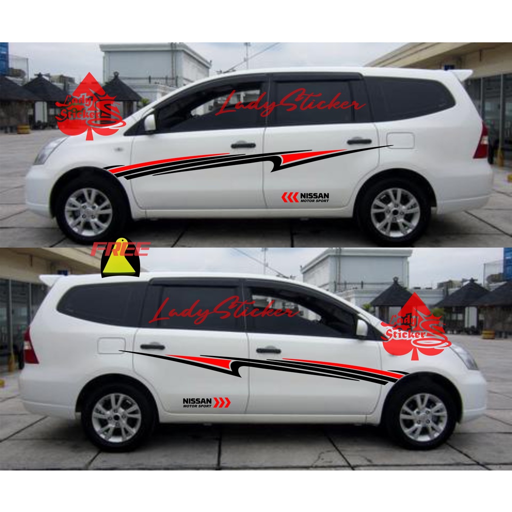 PROMO STICKER STIKER MOBIL NISSAN LIVINA STICKER LIVINA LIST KEREN