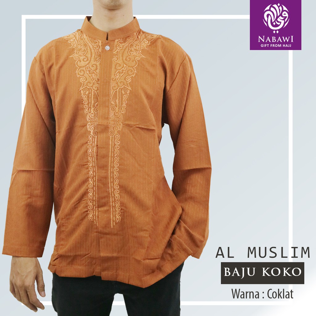 Baju Koko Baju Taqwa Al Muslim Bordir Lengan Panjang Baju Koko Baju Taqwa Al Muslim Bordir Lengan Panjang