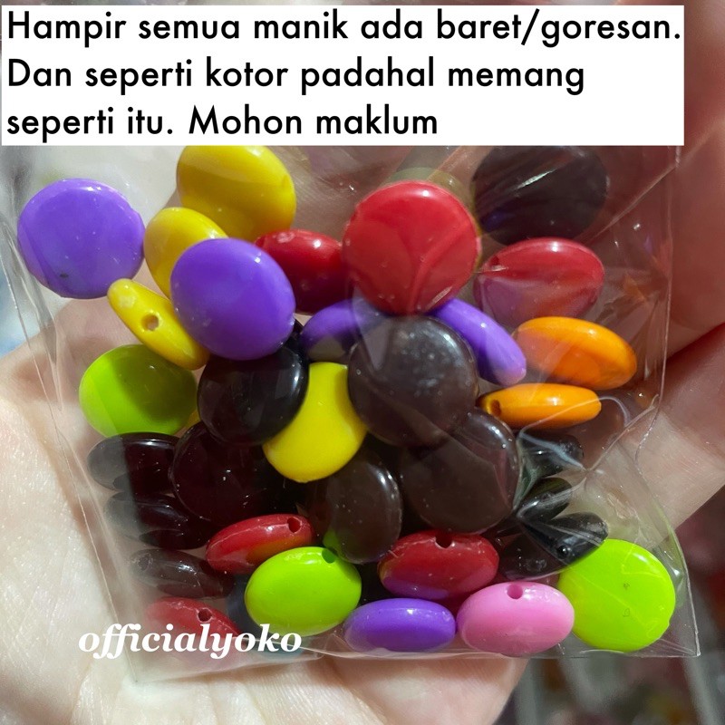 MUTE / MOTE / MONTE / MANIK CEPER CANDY PERMEN (Ukuran ada di gambar)