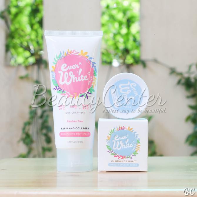 Perawatan Tubuh Paket Everwhite Pink (Badan) + Blue (Ketiak) Bpom Asli  100% Ampuh | Kesehatan |