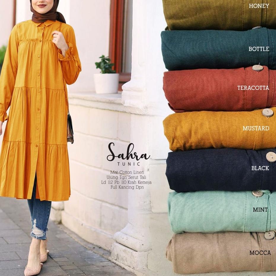 ⇟ [SIAP KIRIM] SAHRA TUNIK SAHRA BLOUSE SAHRA ATASAN ORIGINAL BY ALILA [COD] ム