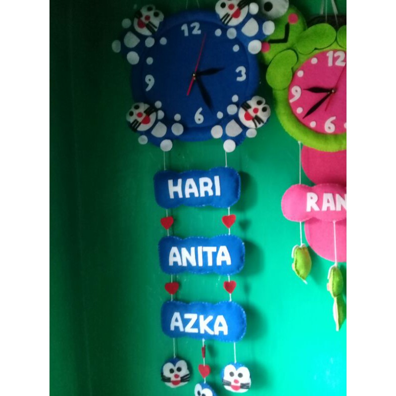 jam dinding doraemon/jam dinding karakter