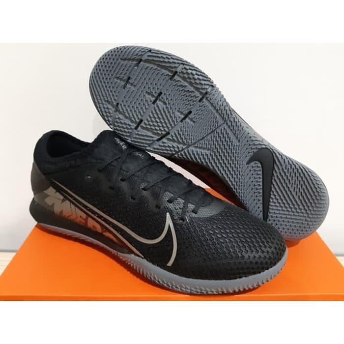 Sepatu Futsal Nike Mercurial VaporX 13 Pro Black Cool Grey