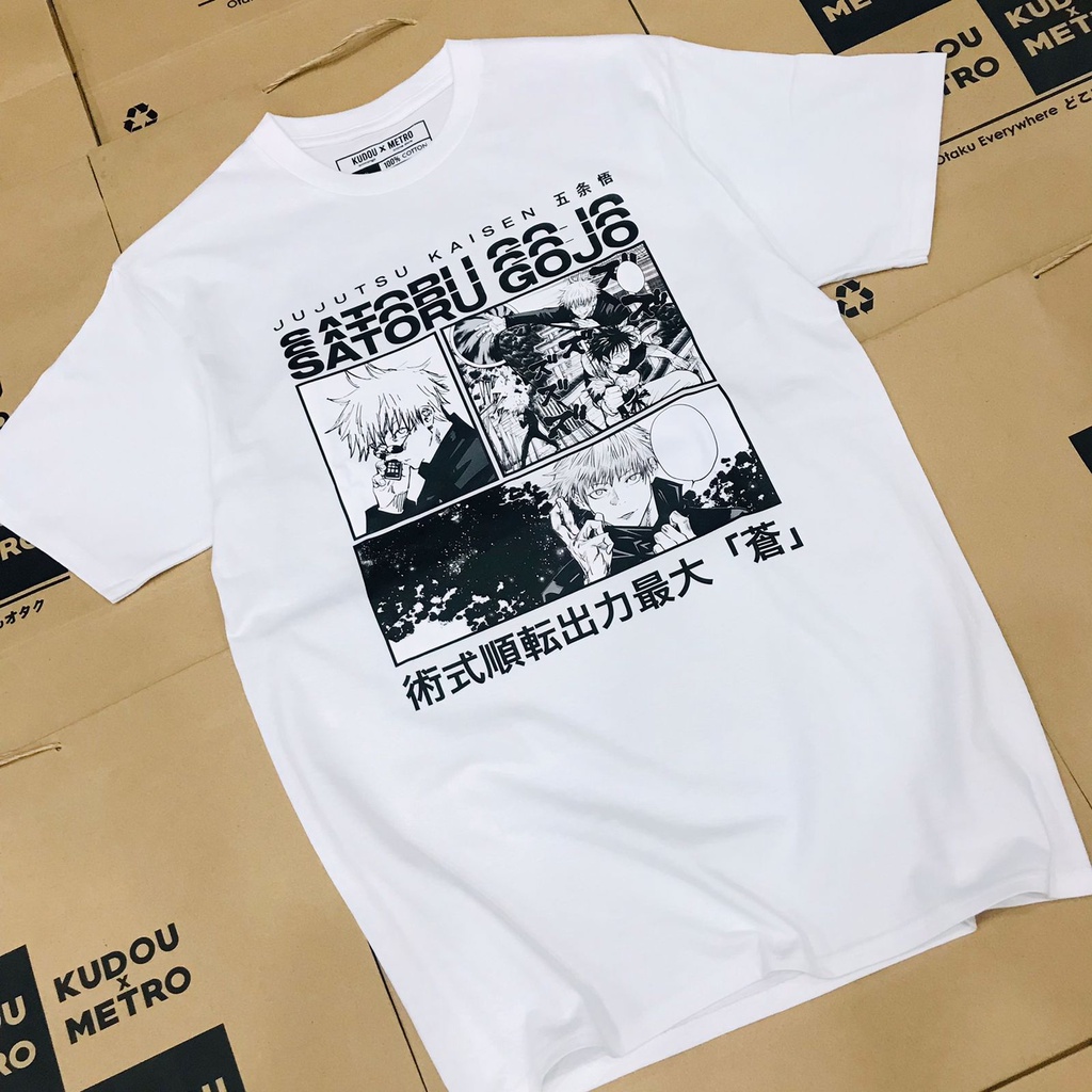 Tshirt Satoru Gojo Streetwear White