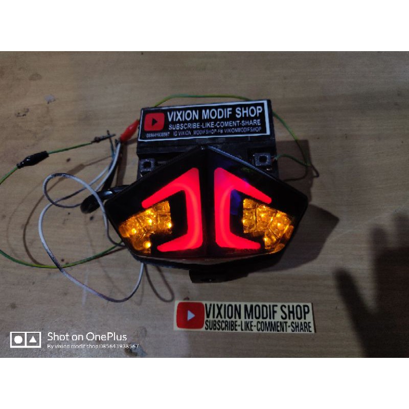 stoplamp new vixion custom ducati panigale lampu belakang vixion