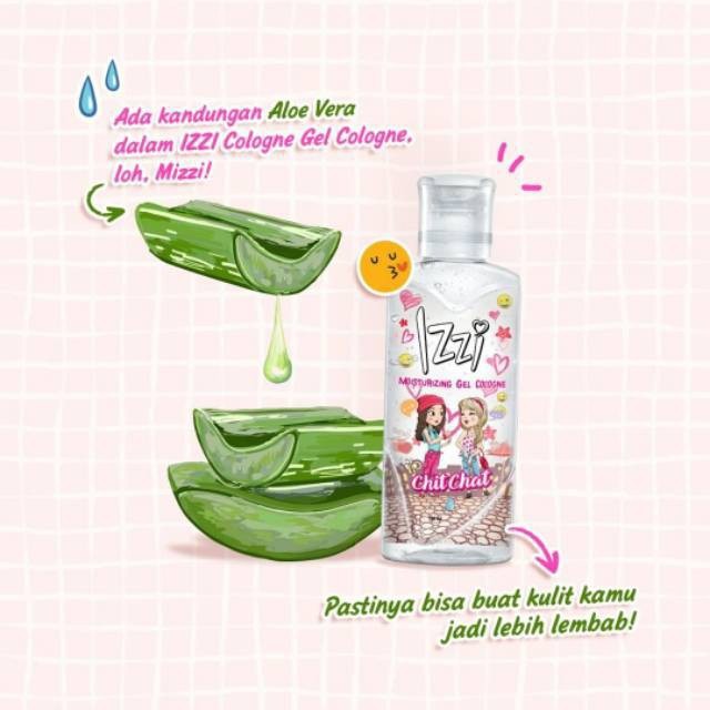 IZZI Moisturizing Gel Cologne Chit Chat 100ml [ORIGINAL]