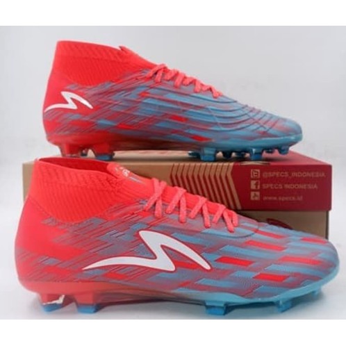 sepatu bola SPECS ACCELERATOR LIGHTSPEED II ELITE MX FG-FLAME/BLUE ATOLL 101036