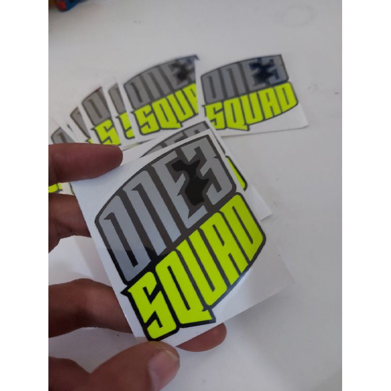 STICKER ONE3 SQUAD CUTTING