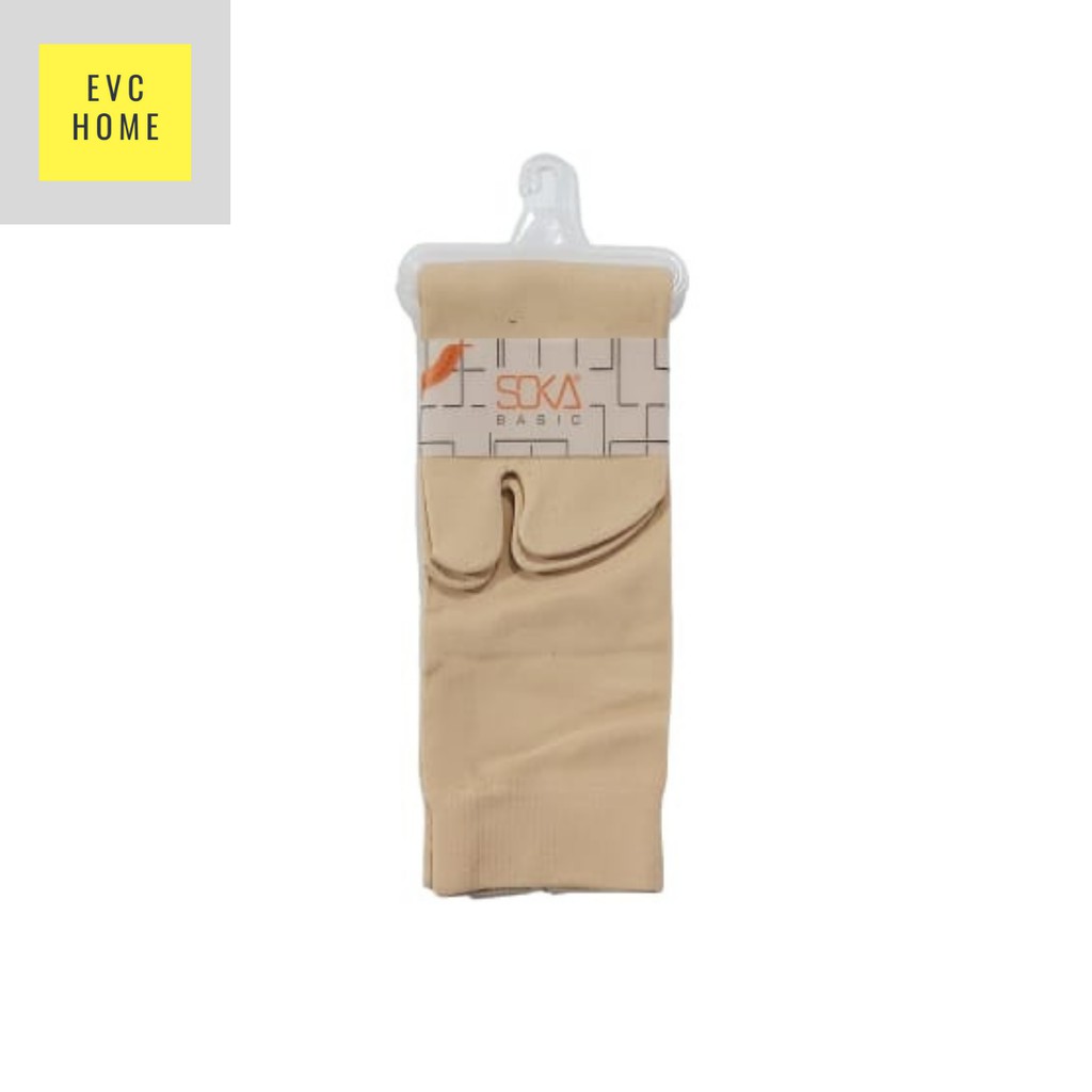 EVCHOME Kaos Kaki Soka Jempol M Basic - Kaos Kaki muslim - Kaos kaki wanita - Original-Krem