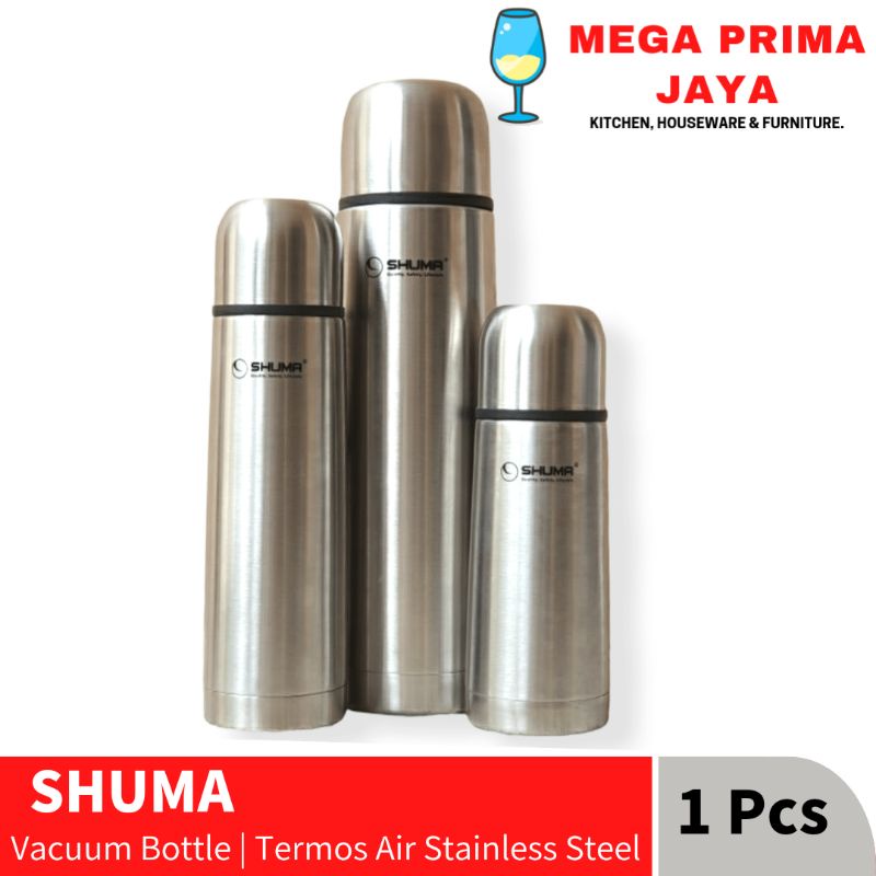 Jual Thermos Air Panas SHUMA Stainless Steel 350ml 500ml 750ml