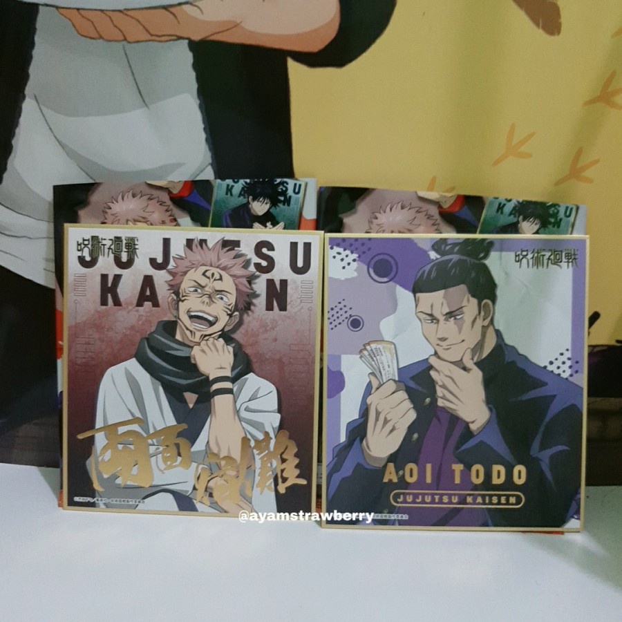 READY Visual Shikishi Jujutsu Kaisen Sukuna Todo