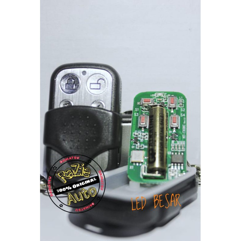 Remot Alarm Daihatsu Ayla Terios Xenia Luxio Original Led Besar New Model