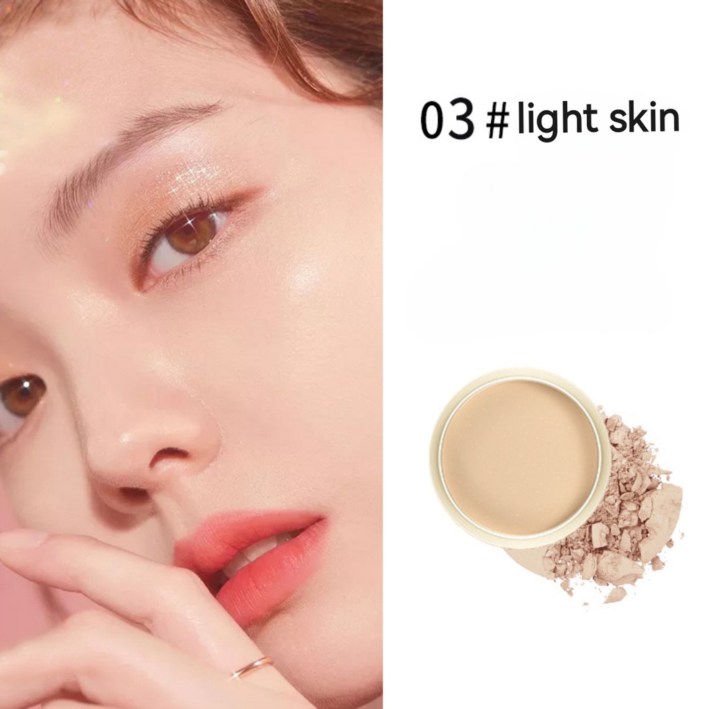 [Harga Promo]A.M.G  murah Compact Powder Bedak Padat Oil-control Hingga 12 Jam | Tahan Lama bedak tabur | Tahan Air-kosmetik