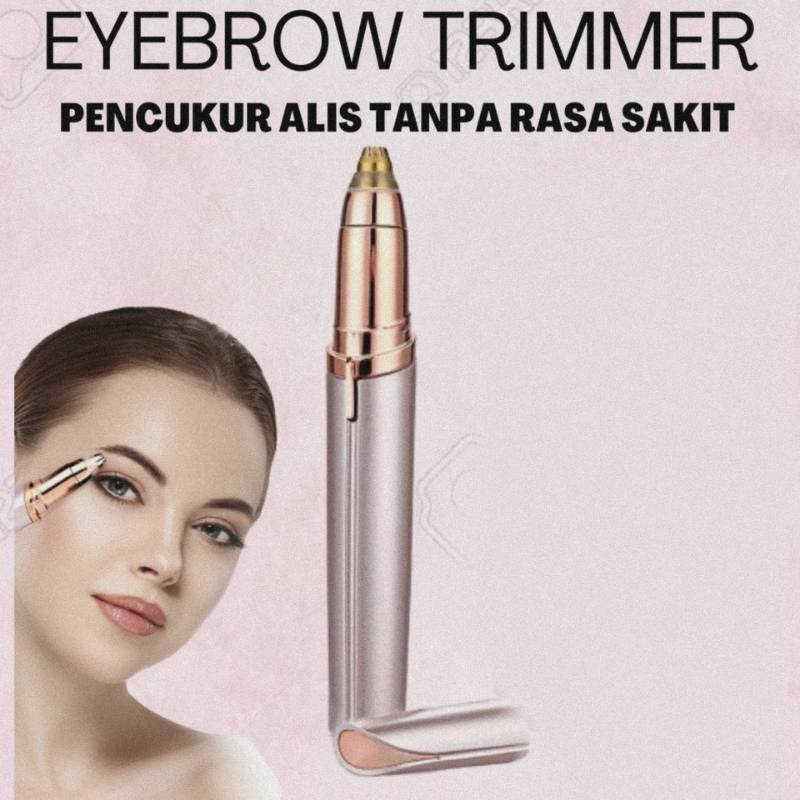 SUPPLIERNESIA - Alat Cukur Bulu Alis Tanpa Rasa Sakit Rechargeable / Pencukur Bulu Halus / Pencukur Cukuran Shaver Alis Bulu Halus Elektrik Mini Portable