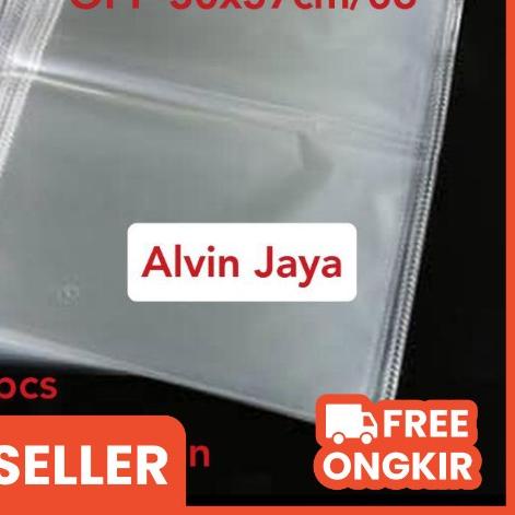 

☄ Plastik Tebal OPP Baju Uk 30 x 37 cm / 06 Tebal 32 micron 1 Pack = 100pcs ☆